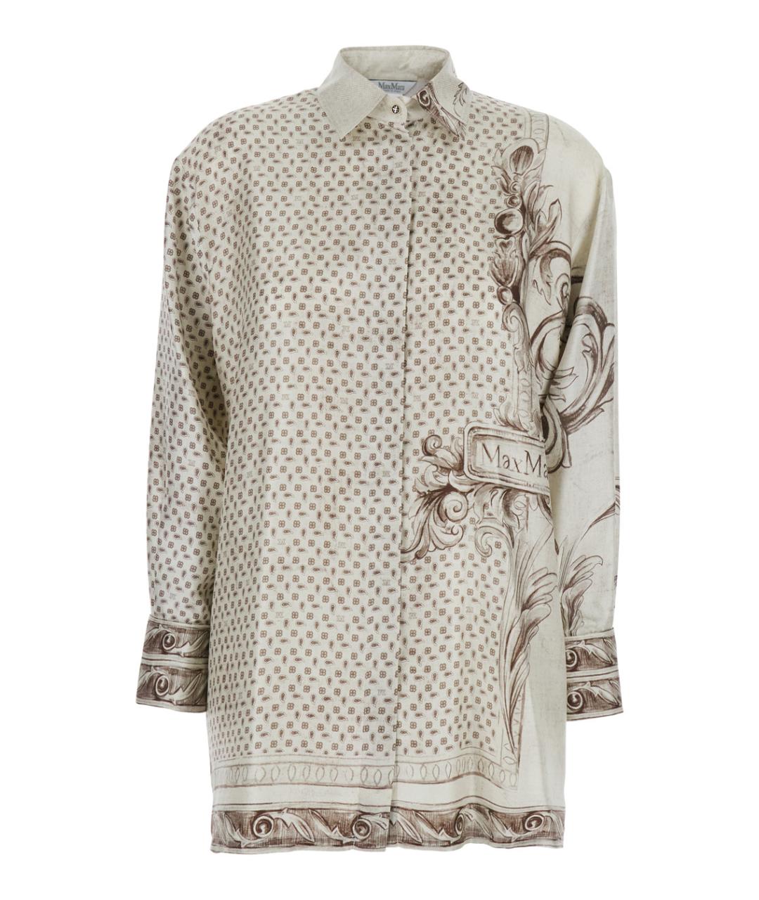 MAX MARA Мульти шелковая рубашка, фото 1