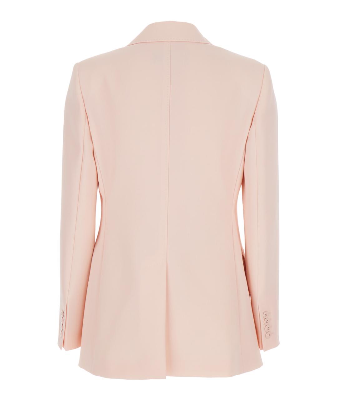 MAX MARA STUDIO Розовый шерстяной жакет/пиджак, фото 2