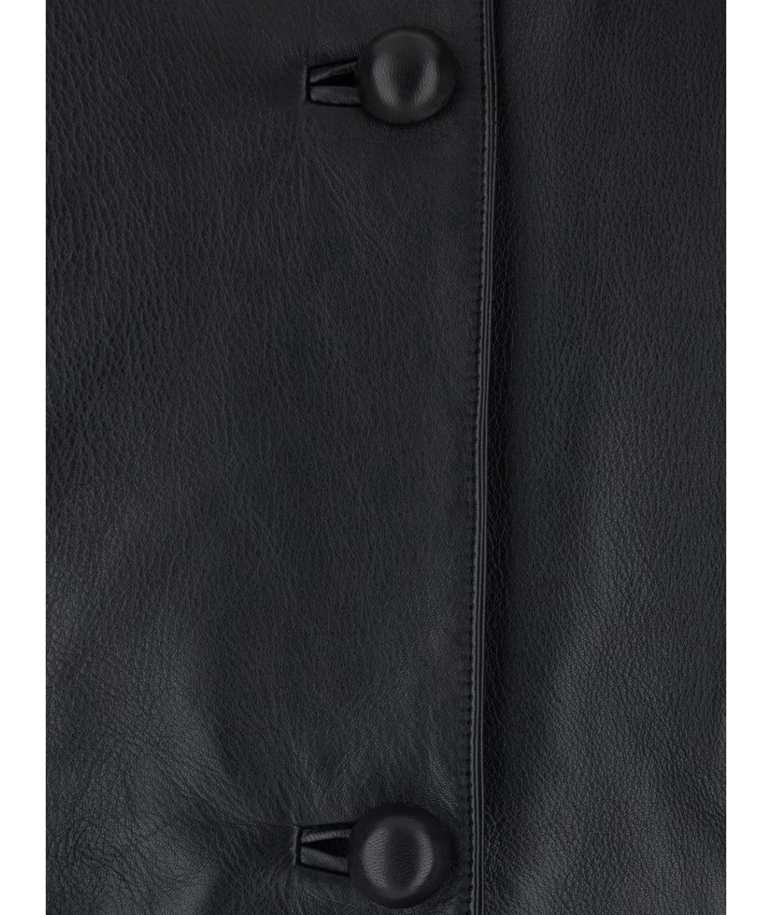 CHLOE Черная кожаная куртка, фото 3