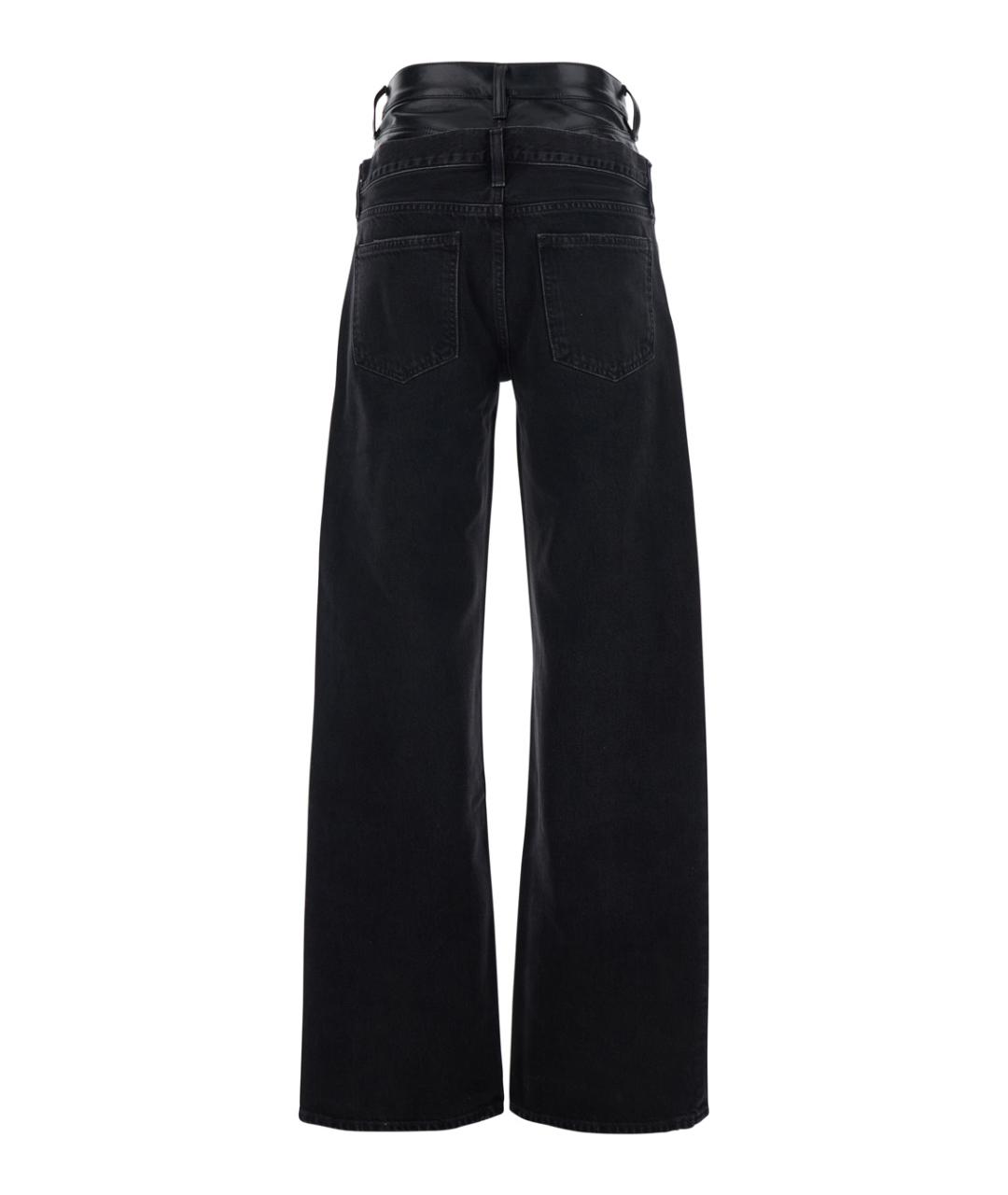 AGOLDE Черные хлопковые джинсы клеш, фото 2