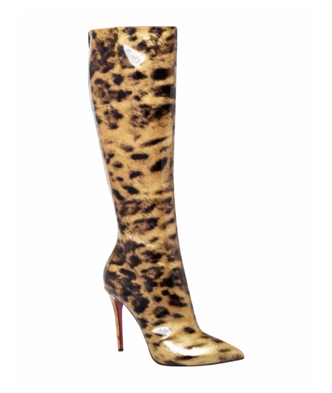 CHRISTIAN LOUBOUTIN Мульти кожаные сапоги, фото 1