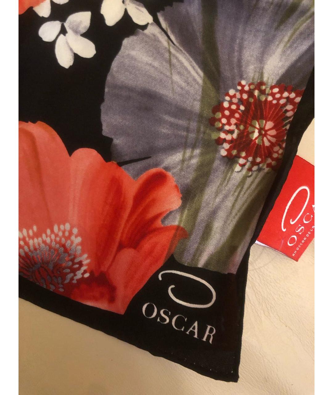 OSCAR DE LA RENTA Мульти шелковый шарф, фото 2