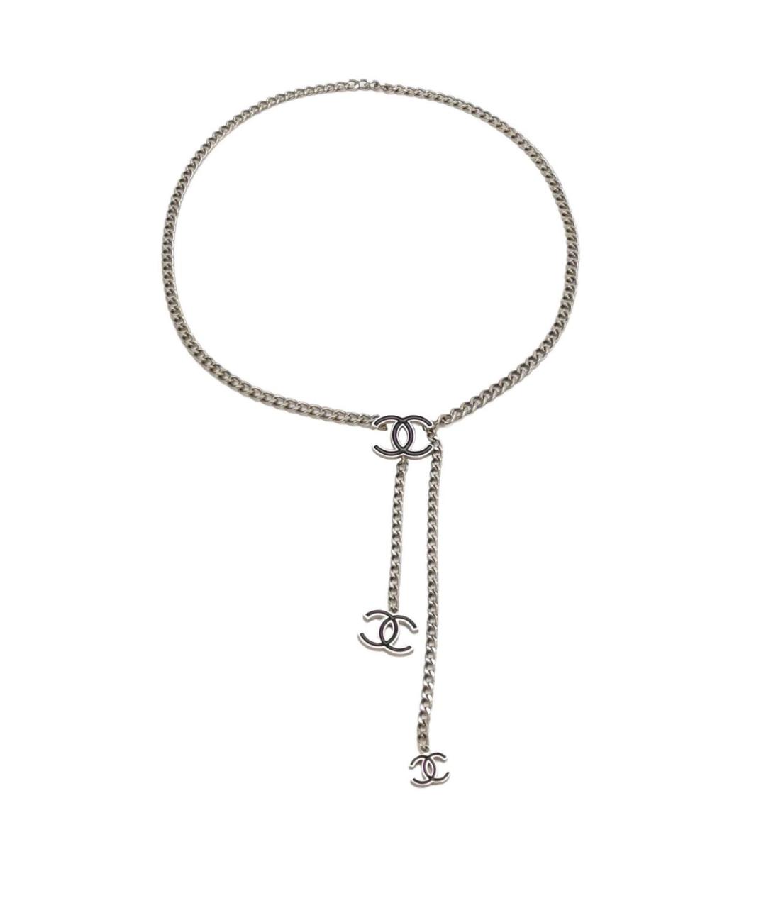 CHANEL Серебрянный ремень, фото 1