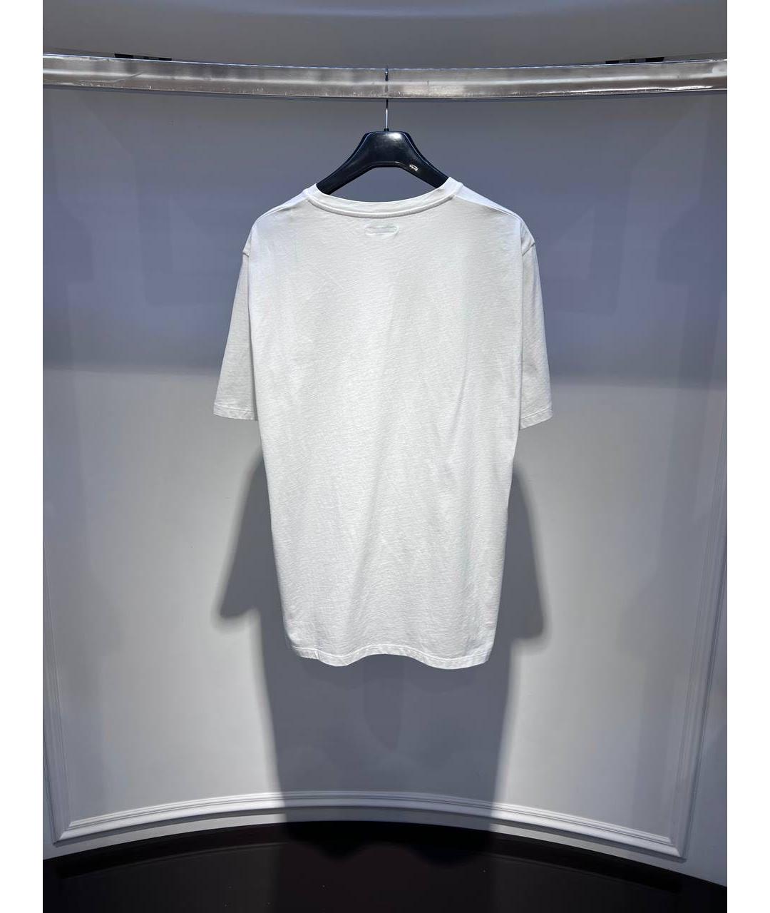 JACOB COHEN Белая хлопковая футболка, фото 2