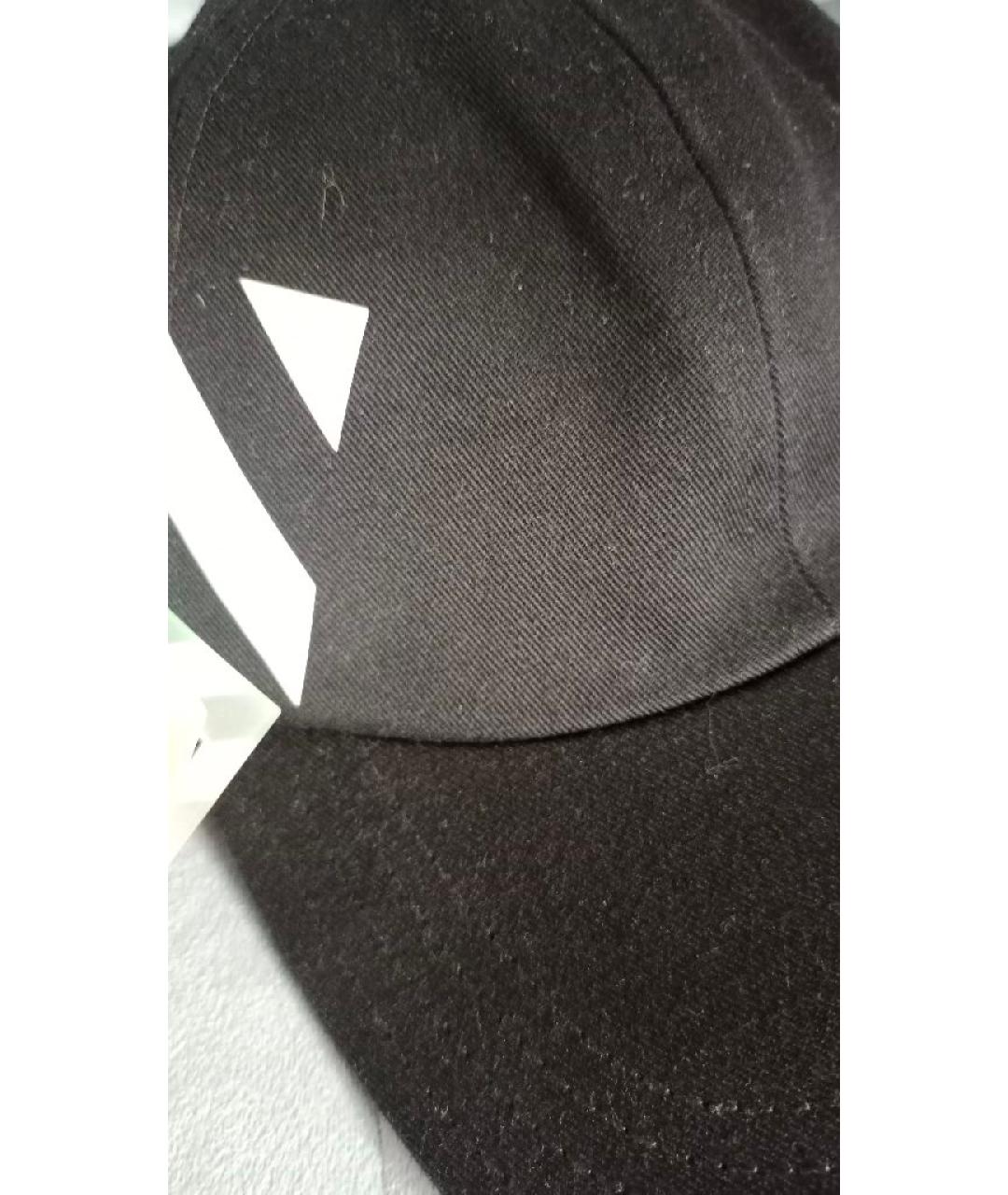 OFF-WHITE Черная хлопковая кепка/бейсболка, фото 4