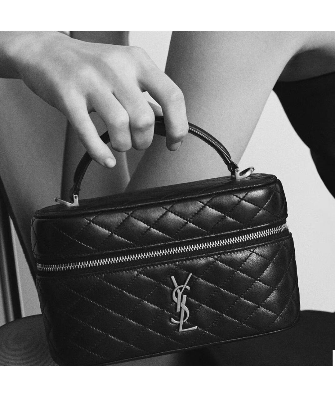 SAINT LAURENT Кожаная сумка через плечо, фото 2