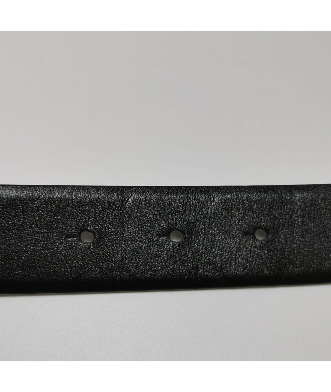 CHANEL Черный кожаный ремень, фото 5