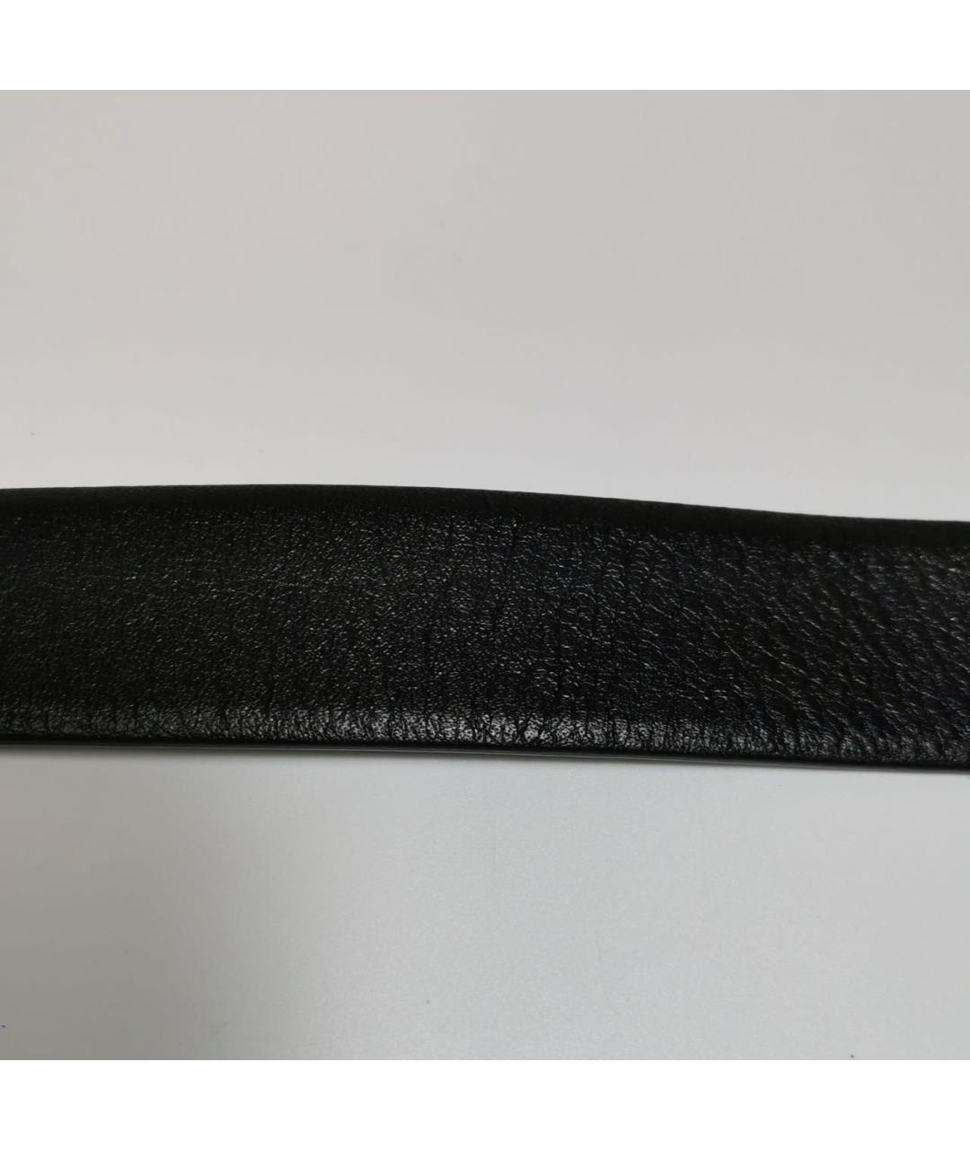 CHANEL Черный кожаный ремень, фото 8