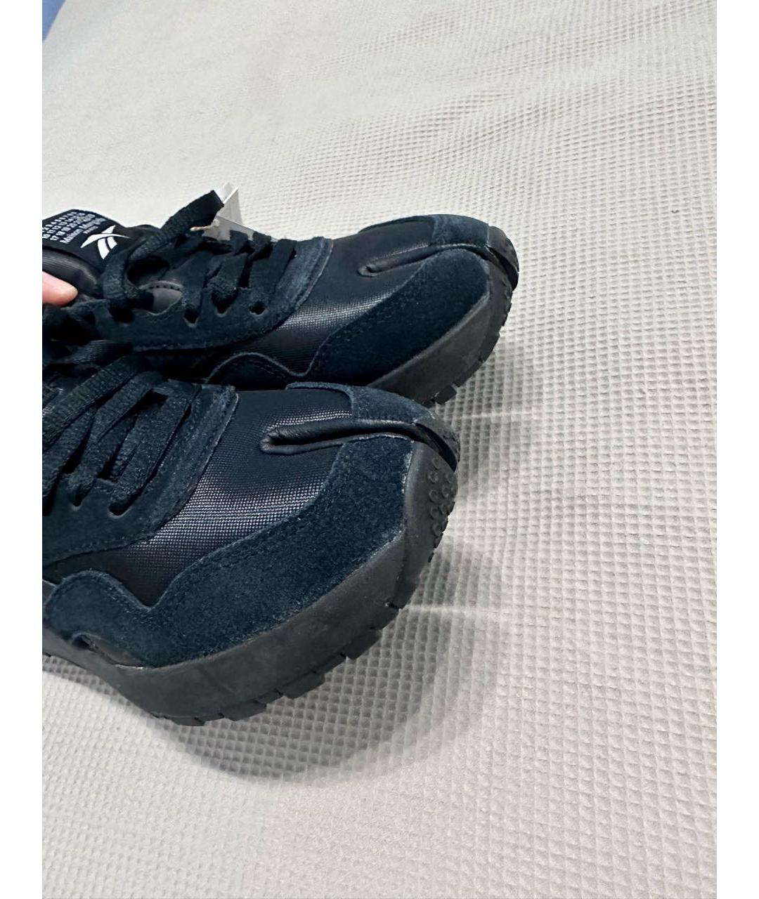MAISON MARGIELA Черные замшевые кроссовки, фото 6