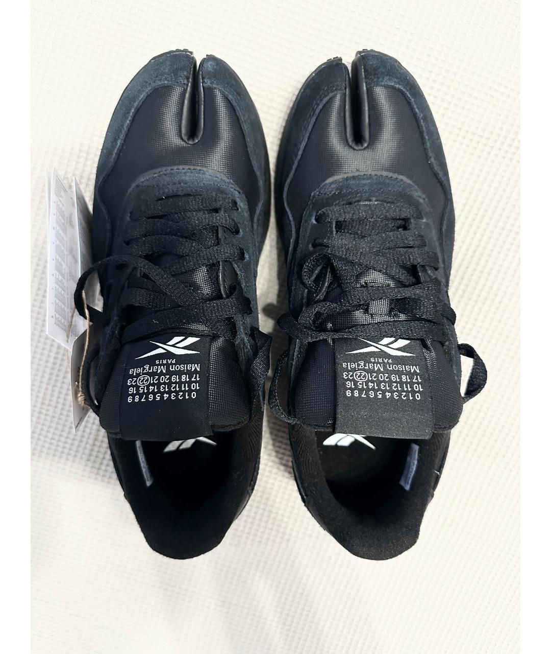 MAISON MARGIELA Черные замшевые кроссовки, фото 5