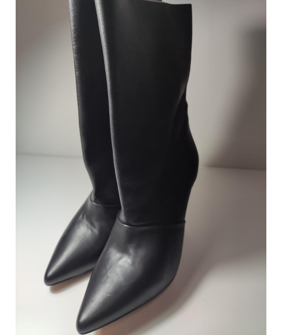 IRO Черные кожаные ботильоны, фото 2