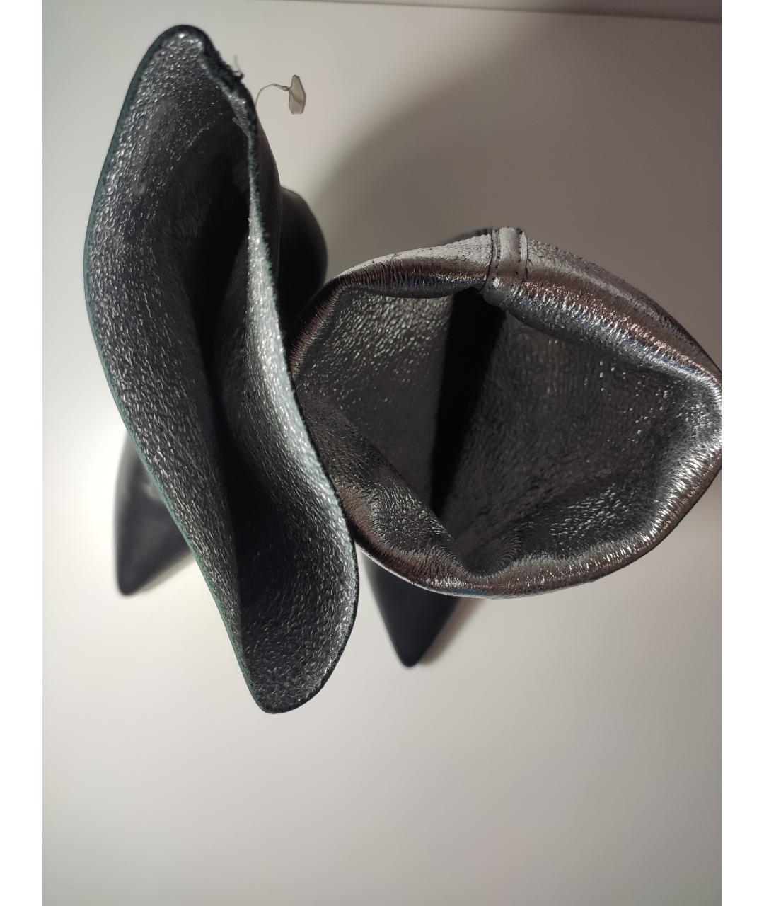 IRO Черные кожаные ботильоны, фото 3