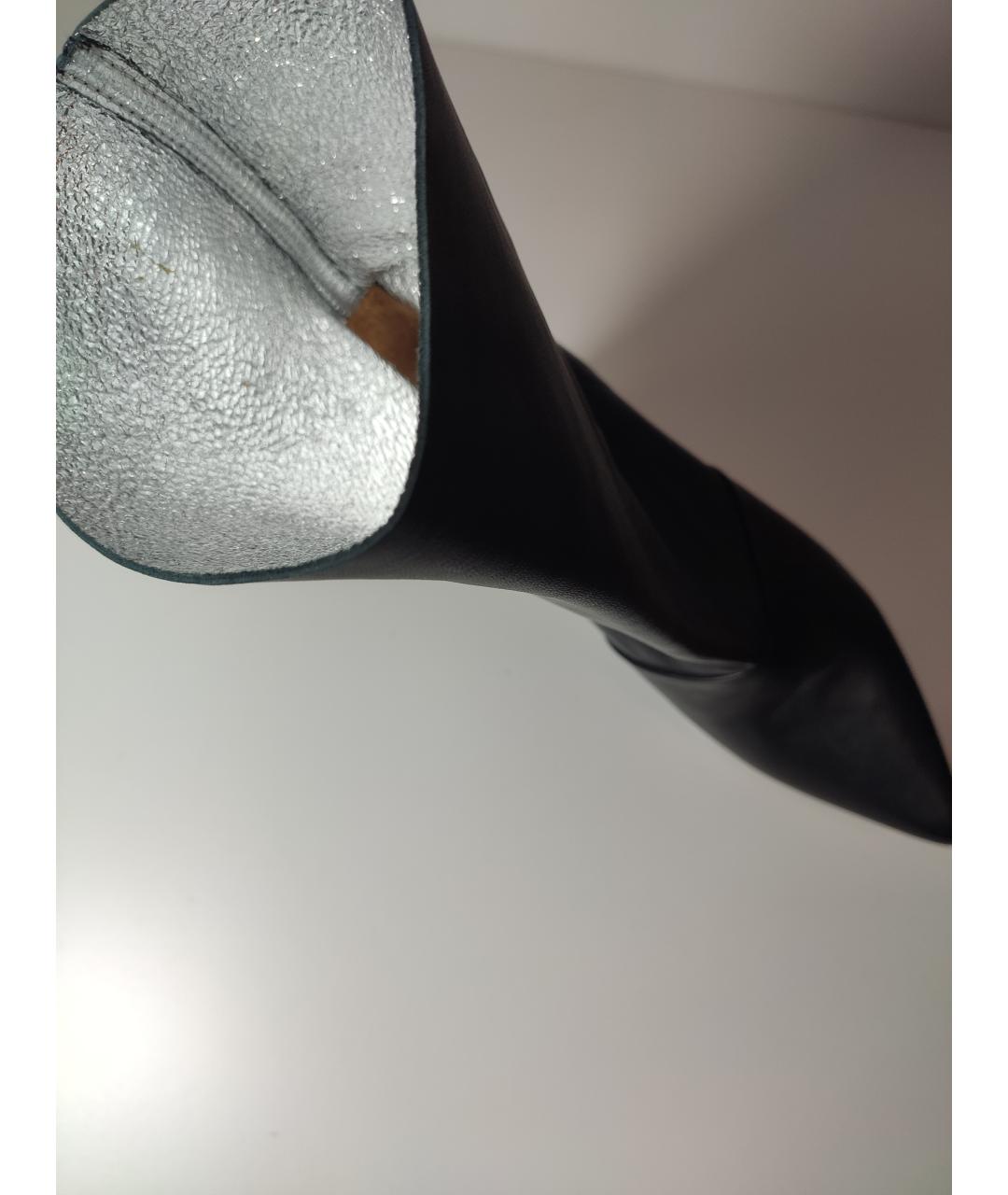 IRO Черные кожаные ботильоны, фото 6