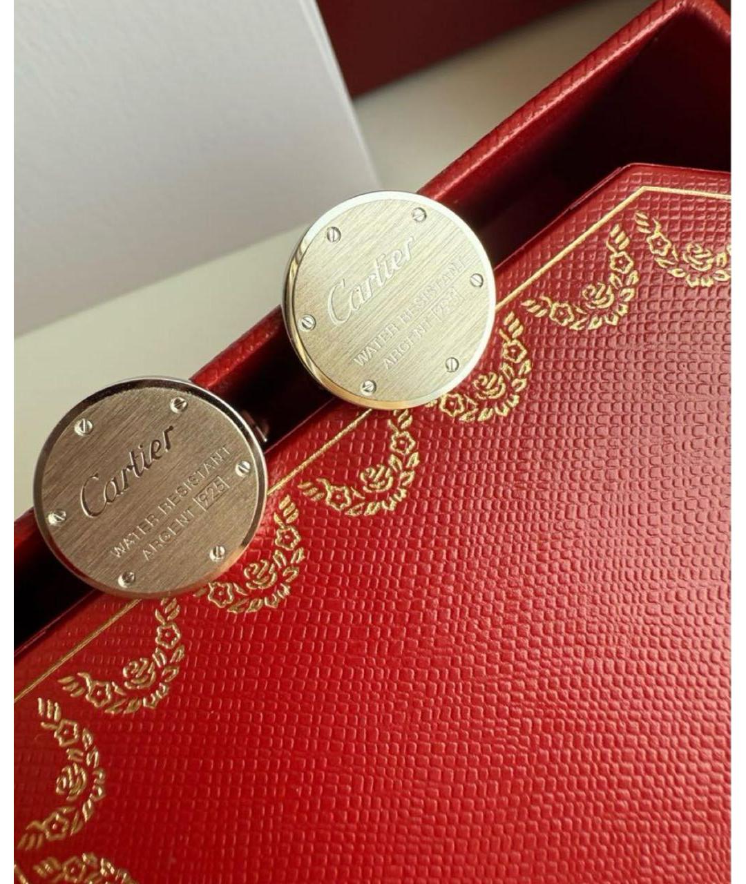 CARTIER Серебряные серебряные запонки, фото 3