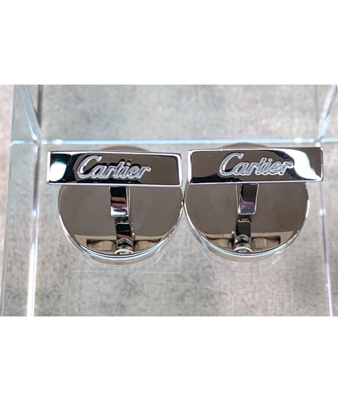 CARTIER Серебряные серебряные запонки, фото 5