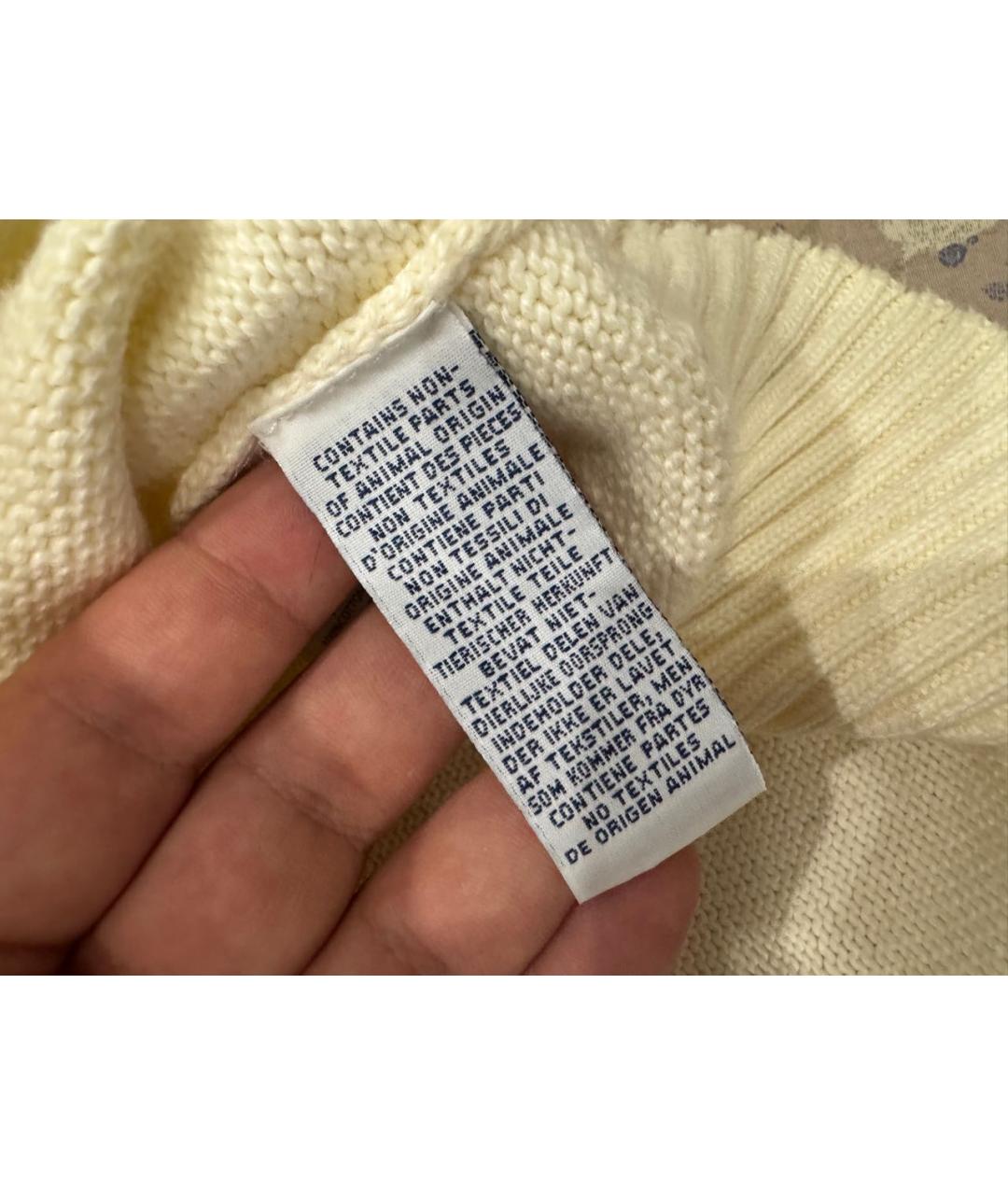 POLO RALPH LAUREN Бежевый хлопковый джемпер / свитер, фото 5