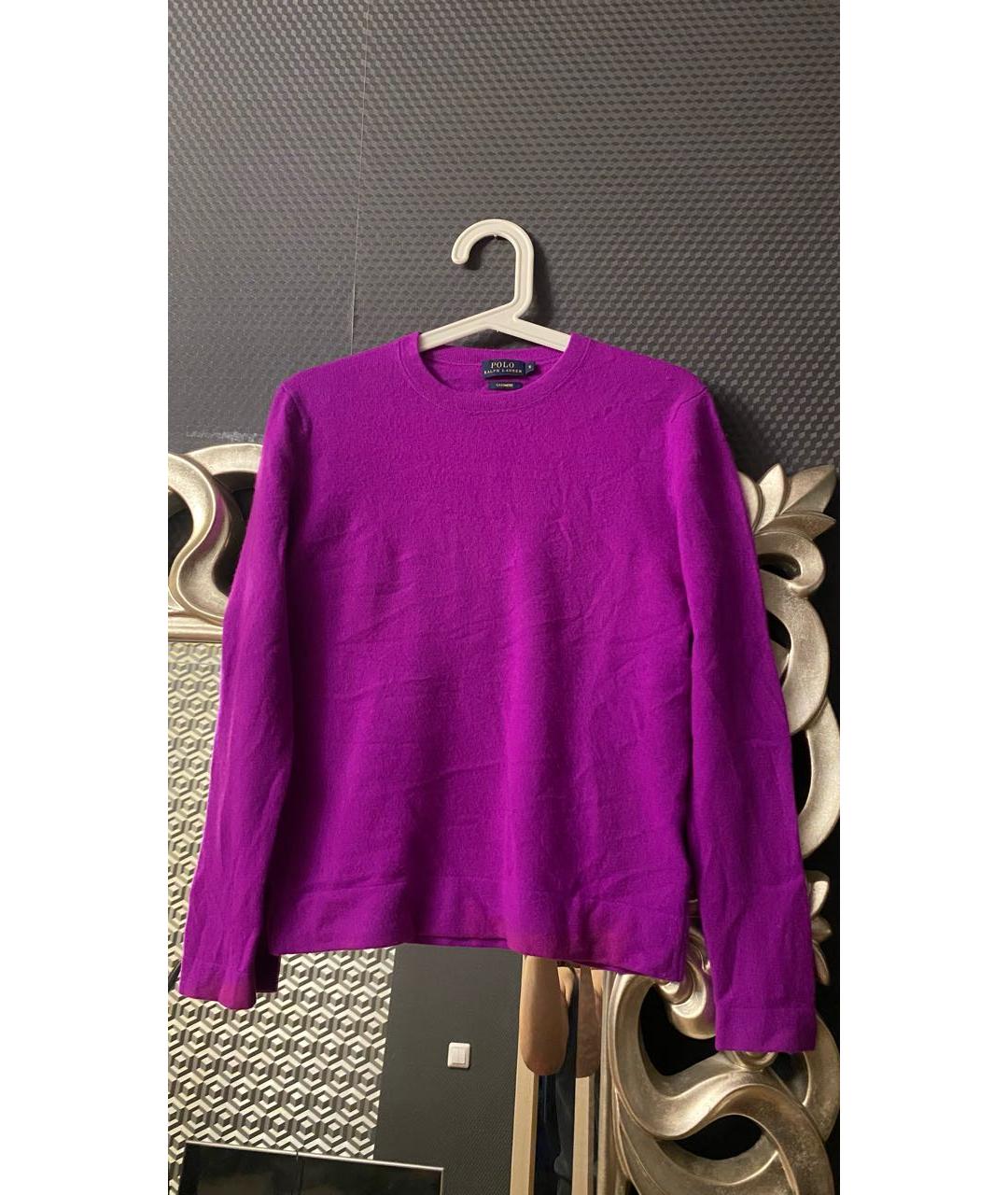 POLO RALPH LAUREN Фуксия кашемировый джемпер / свитер, фото 5