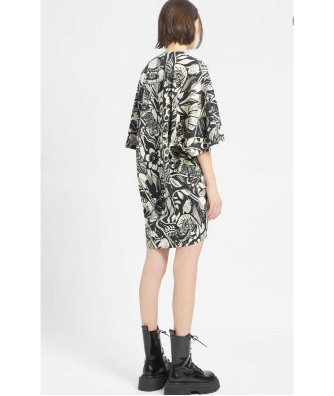 SPORTMAX Черное шерстяное повседневное платье, фото 3