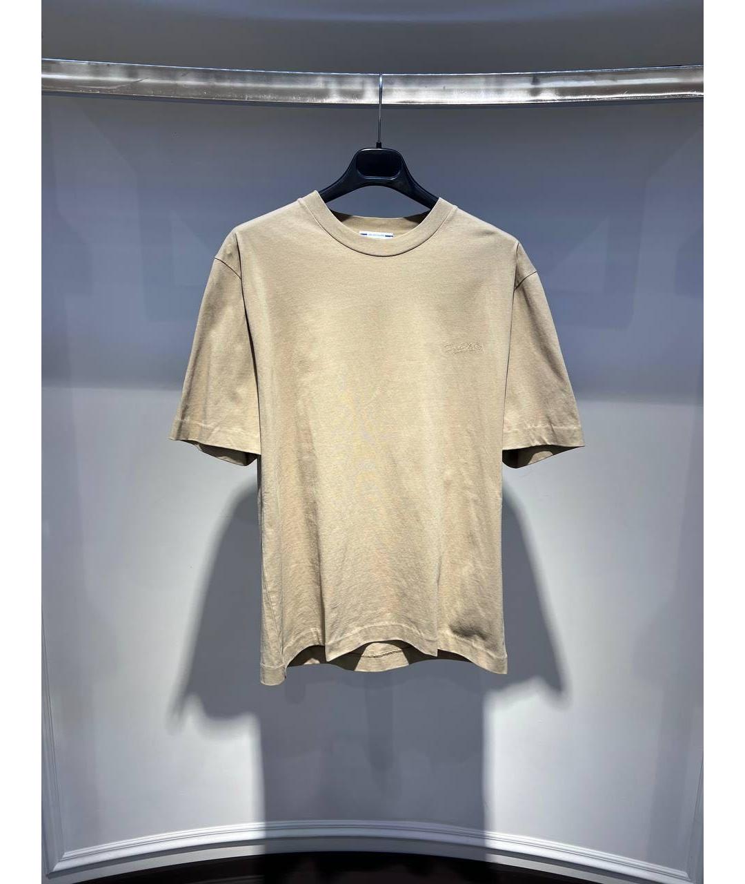 JACOB COHEN Бежевая хлопковая футболка, фото 3