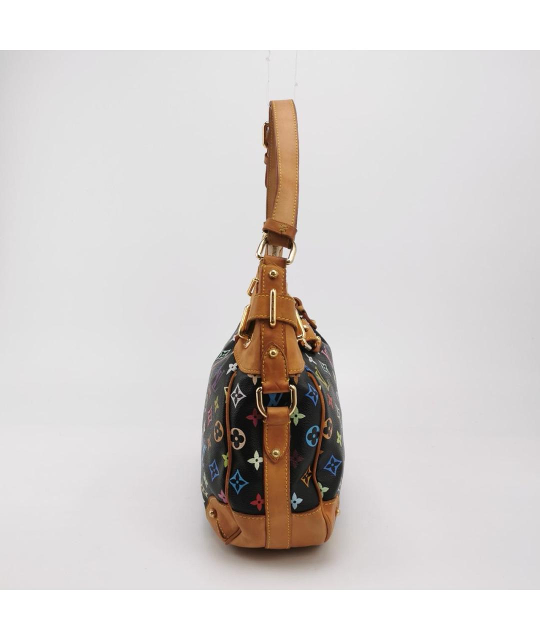 LOUIS VUITTON Черная сумка с короткими ручками, фото 3