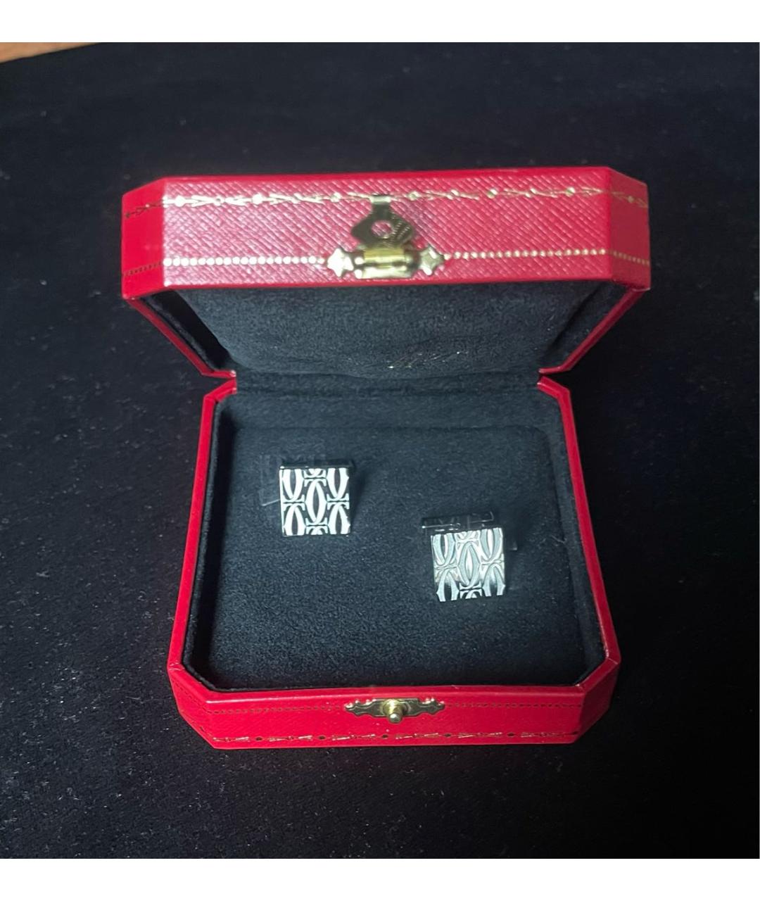 CARTIER Серебряные серебряные запонки, фото 5