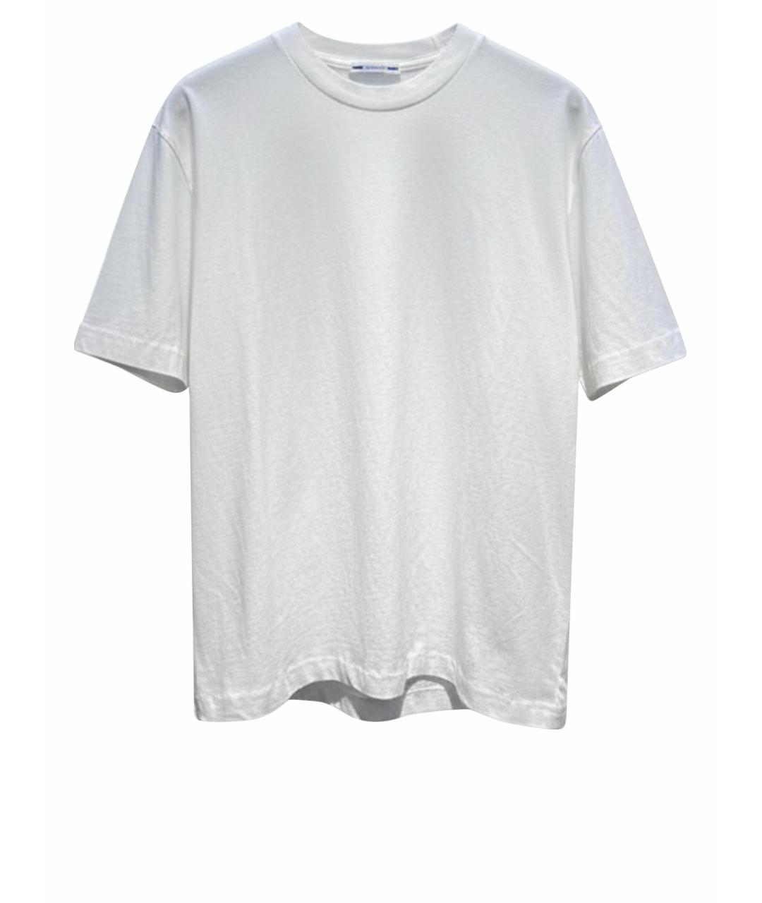 JACOB COHEN Белая хлопковая футболка, фото 1