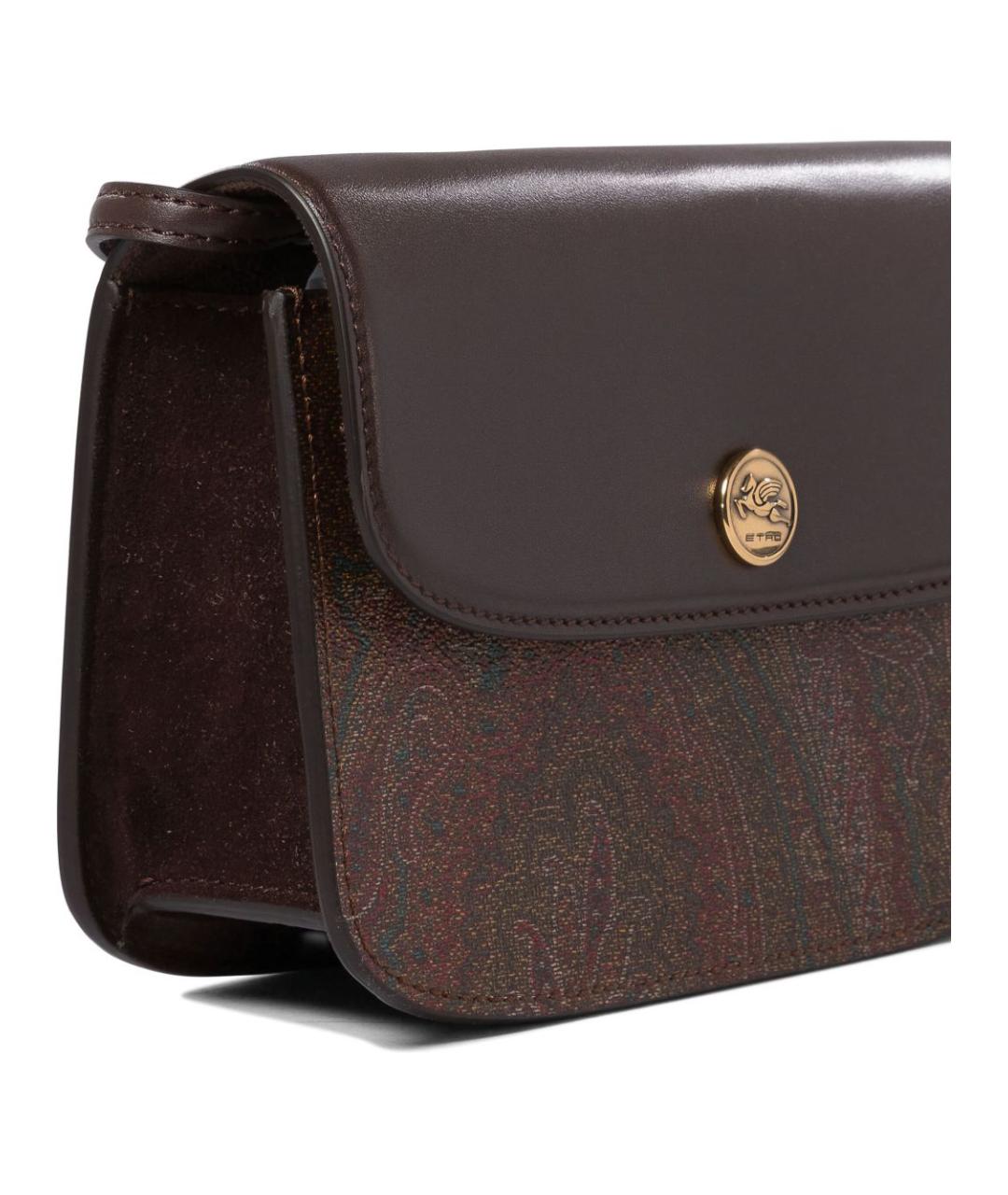 ETRO Коричневая хлопковая сумка через плечо, фото 5