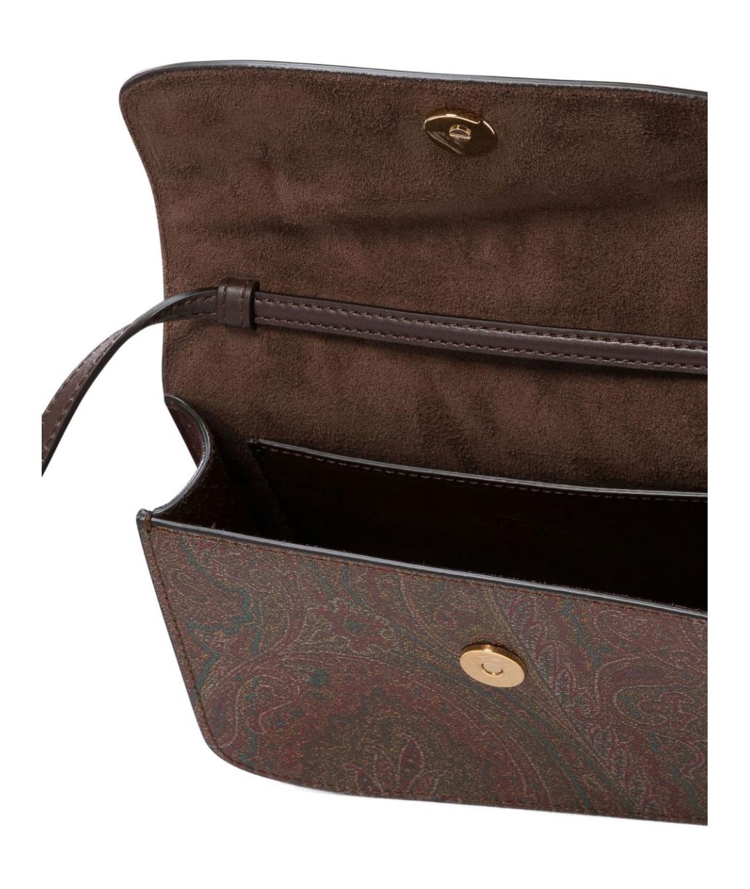 ETRO Коричневая хлопковая сумка через плечо, фото 3