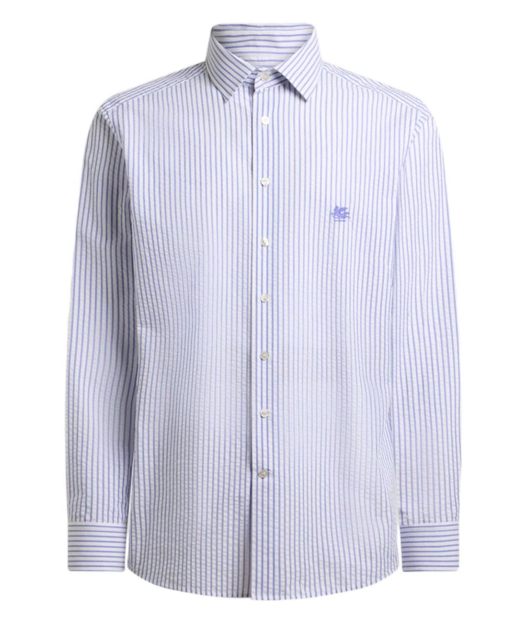 ETRO Голубая хлопковая кэжуал рубашка, фото 1