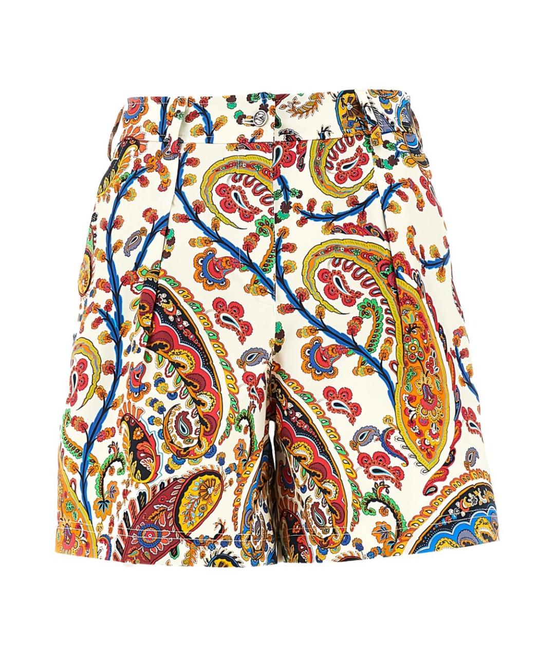 ETRO Мульти хлопко-эластановые шорты, фото 1