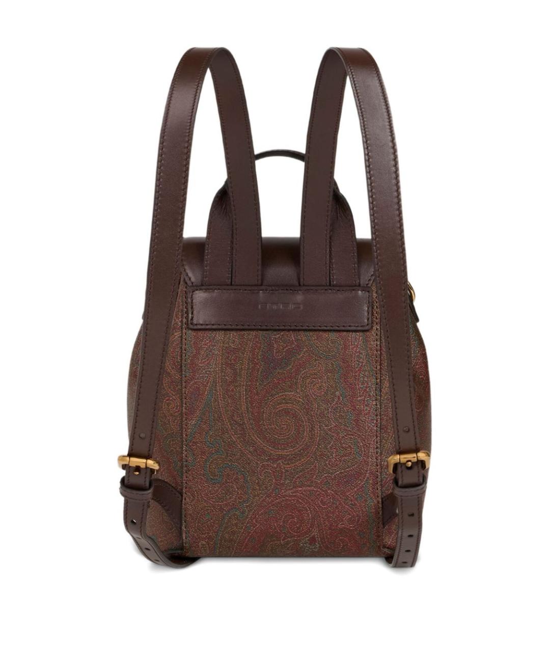 ETRO Коричневый хлопковый рюкзак, фото 2