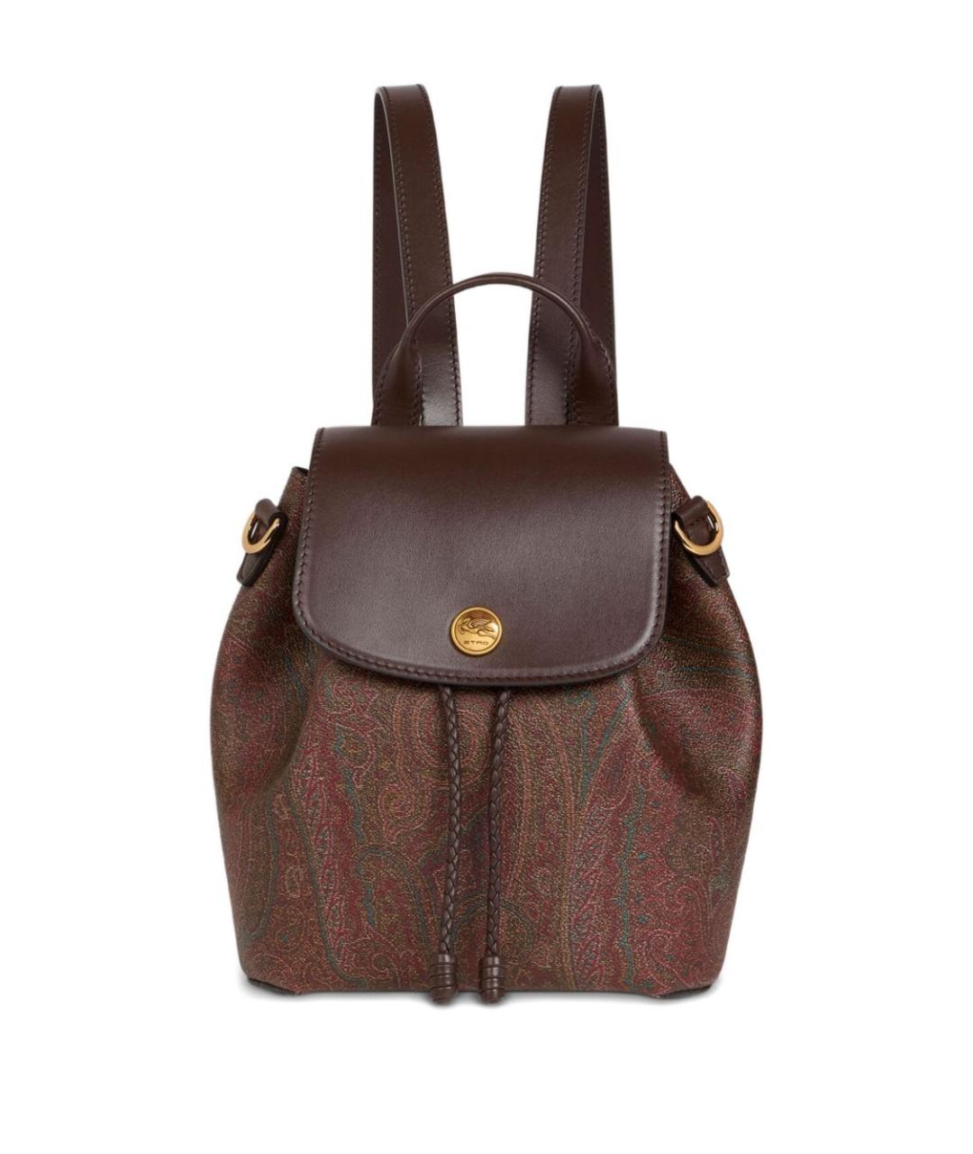 ETRO Коричневый хлопковый рюкзак, фото 1