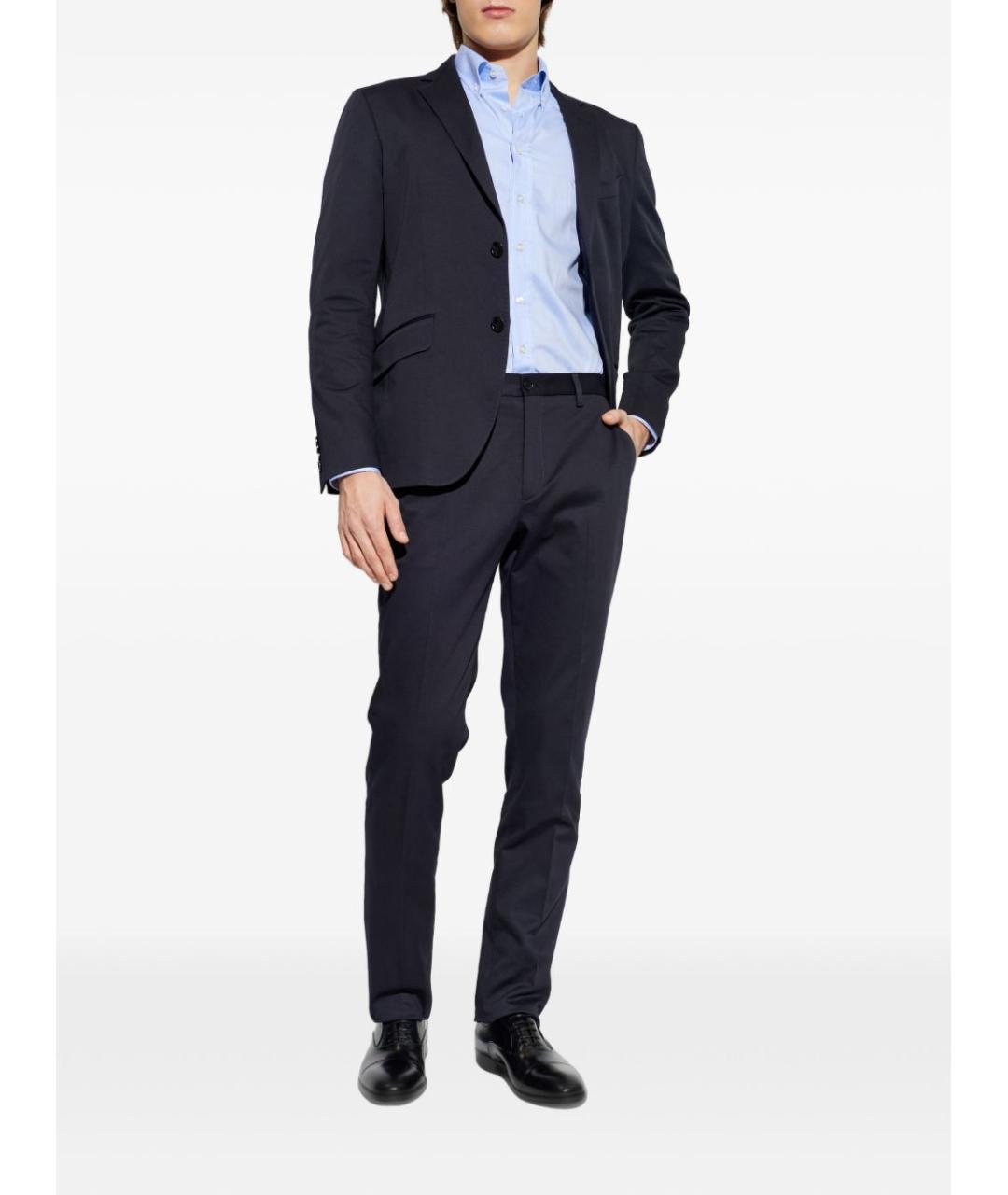 ETRO Синий хлопковый пиджак, фото 4