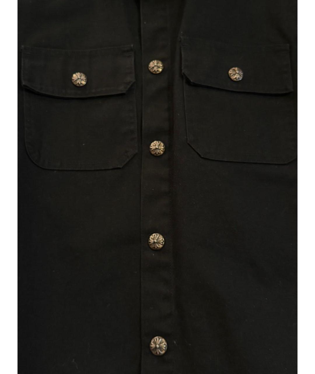 CHROME HEARTS Черная деним куртка, фото 3