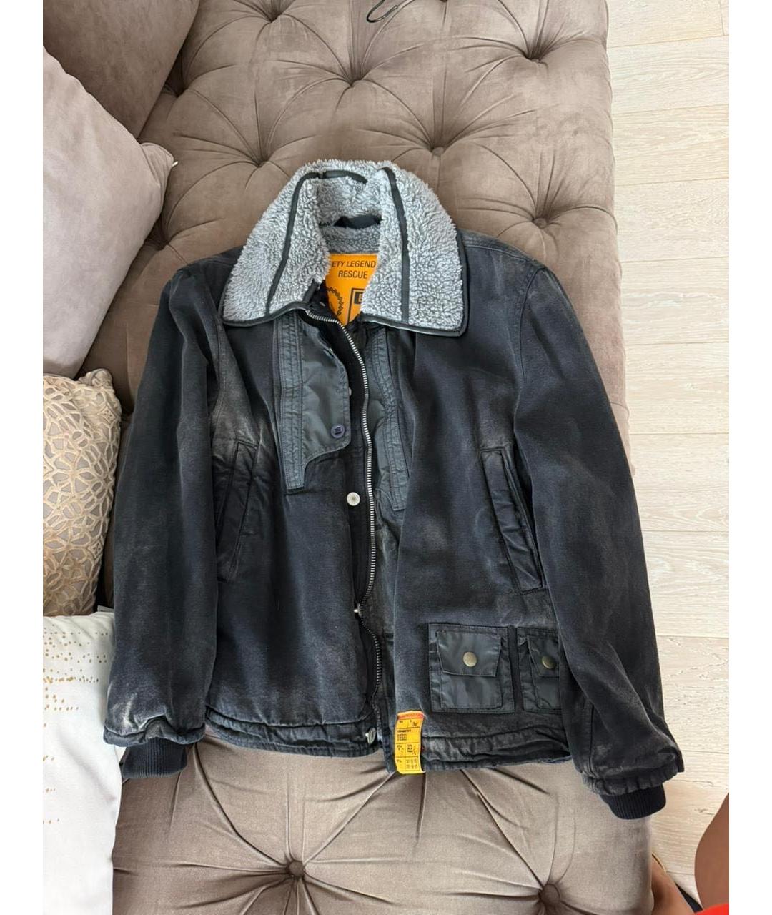 DIESEL Серое пальто, фото 4