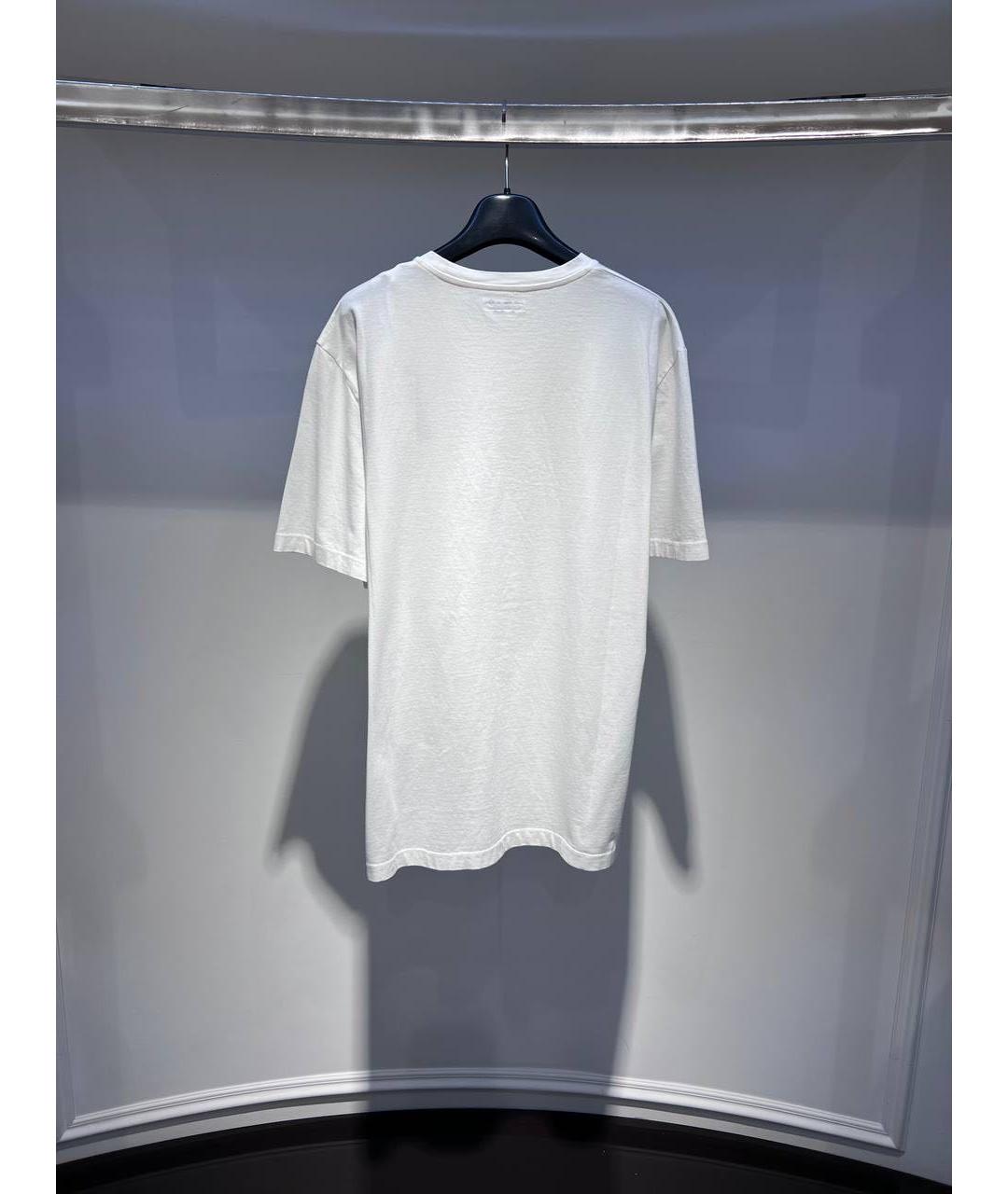 JACOB COHEN Белая хлопковая футболка, фото 3