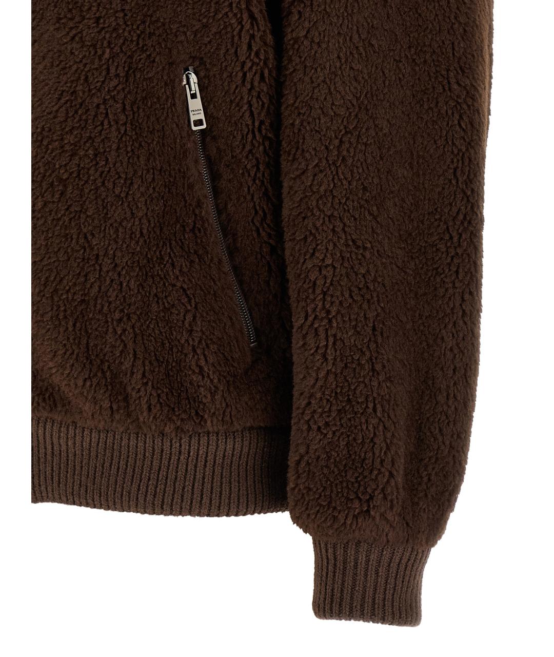 PRADA Коричневая куртка, фото 4