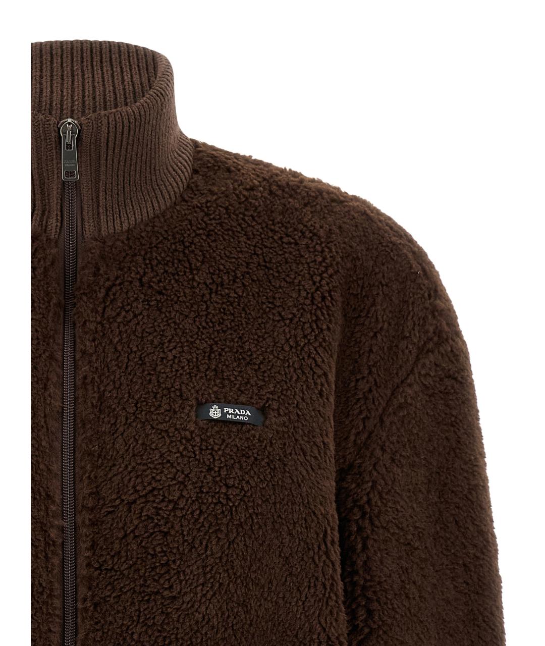 PRADA Коричневая куртка, фото 3