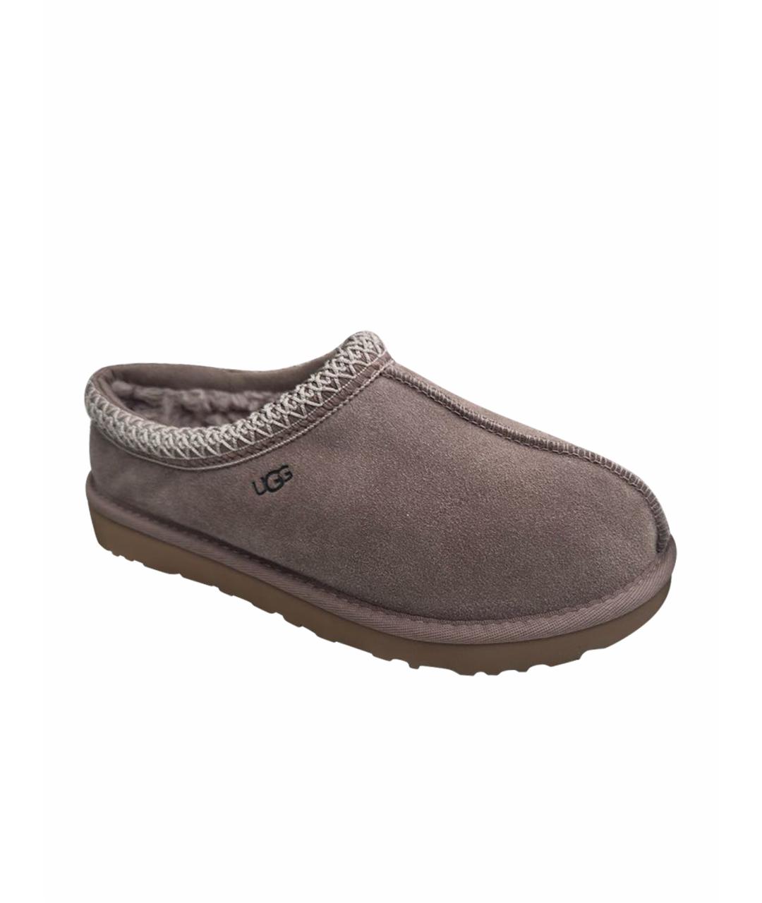UGG AUSTRALIA Серые замшевые сабо, фото 1