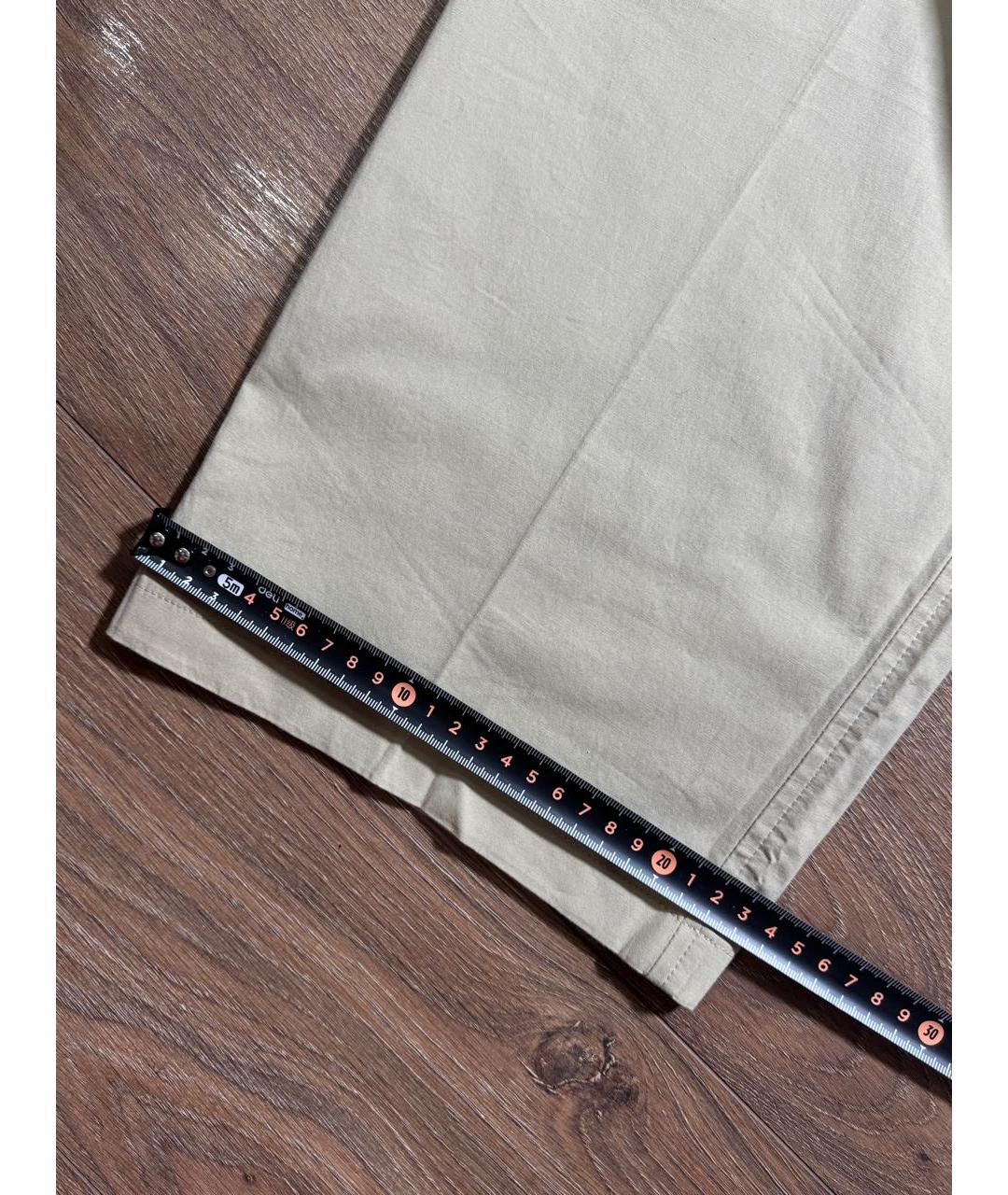 PAUL & SHARK Бежевые хлопковые повседневные брюки, фото 8