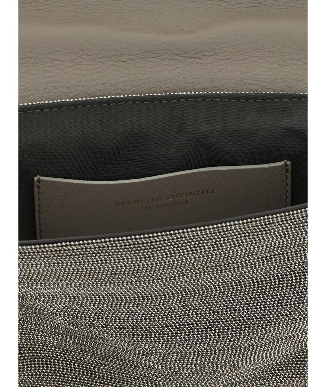 BRUNELLO CUCINELLI Тканевая сумка через плечо, фото 4