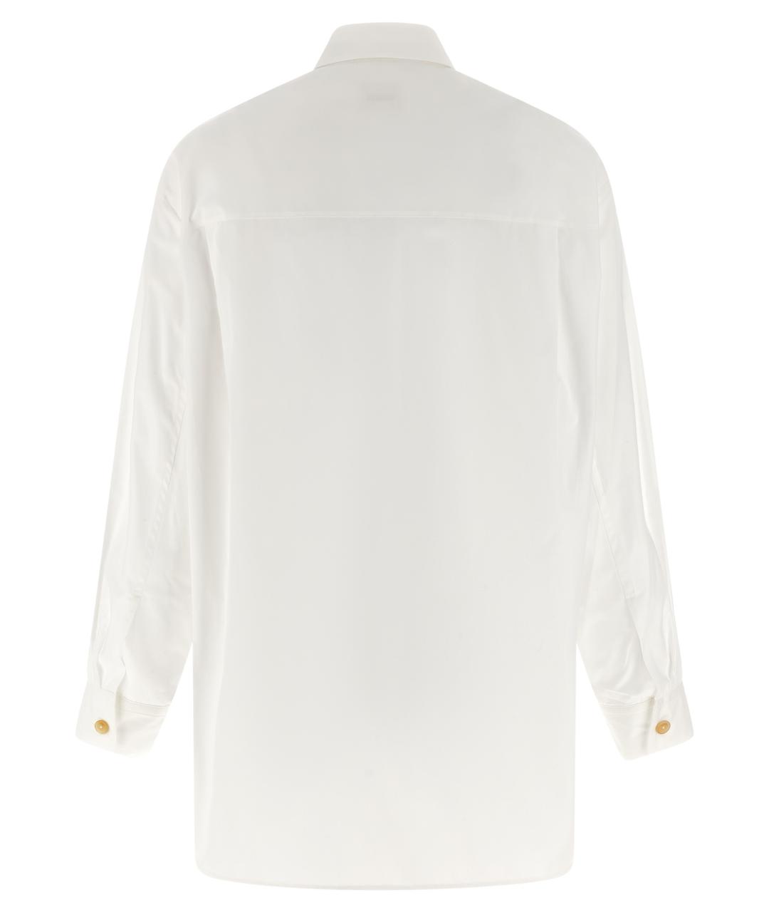 KHAITE Белая хлопковая блузы, фото 2