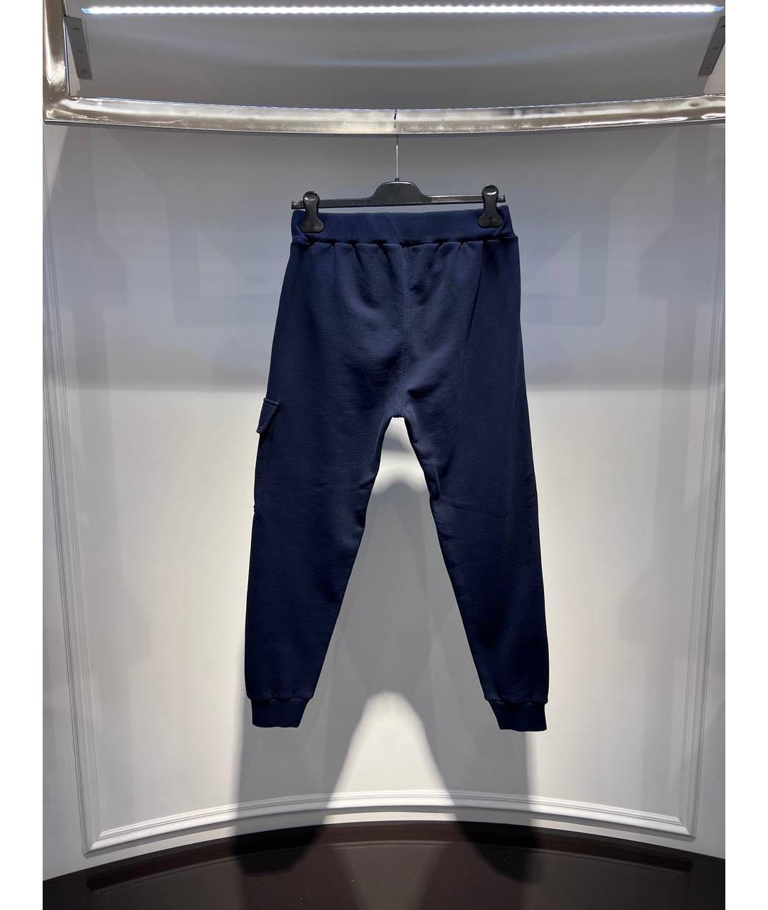 JACOB COHEN Синие хлопковые повседневные брюки, фото 2