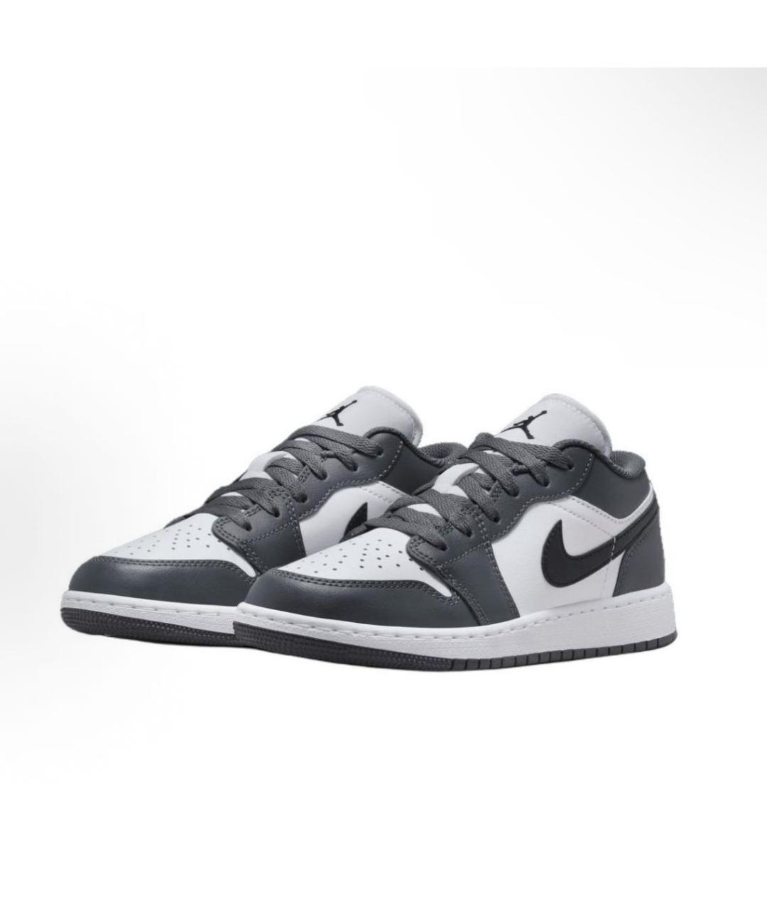 JORDAN Серые кожаные кроссовки, фото 2