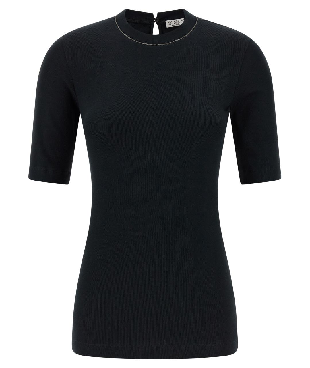 BRUNELLO CUCINELLI Черный хлопковый кардиган, фото 1