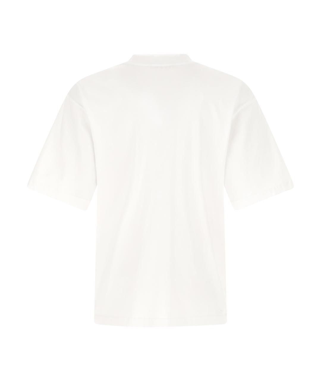 MARNI Белая хлопковая футболка, фото 2