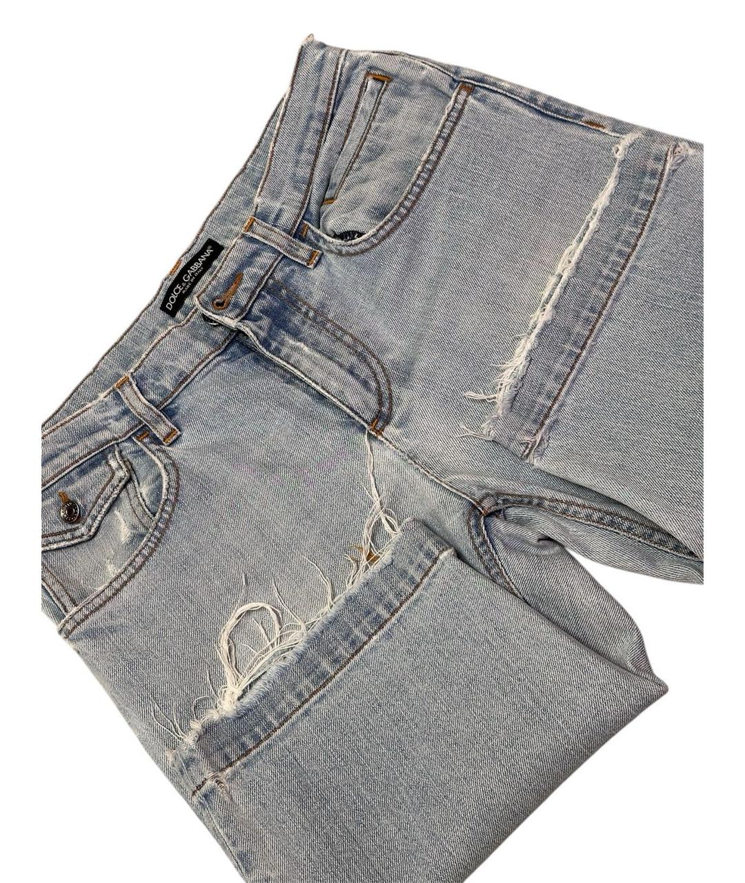 DOLCE&GABBANA Голубые хлопковые шорты, фото 3