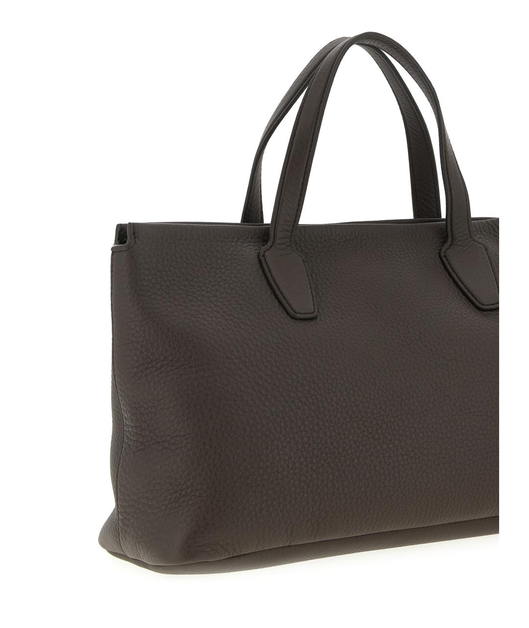 THE ROW Коричневая кожаная сумка тоут, фото 3