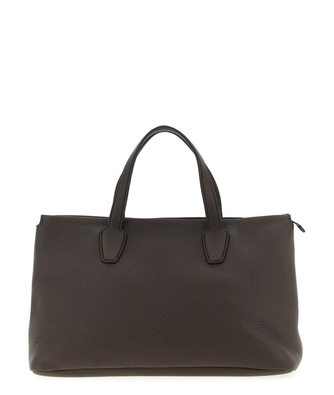 THE ROW Коричневая кожаная сумка тоут, фото 1