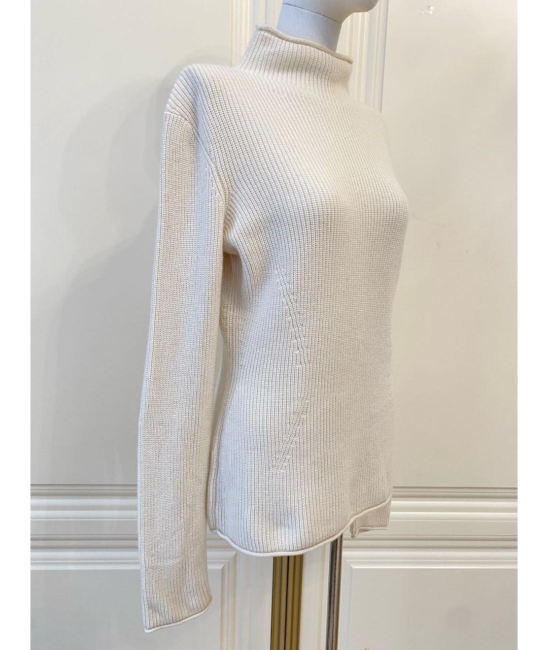 HERMES Бежевый кашемировый джемпер / свитер, фото 2